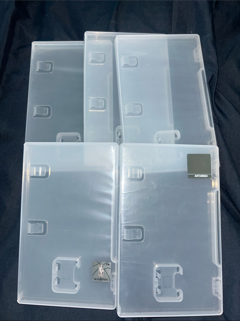 Clear Plastic Game Case Sleeves - Pack of 5